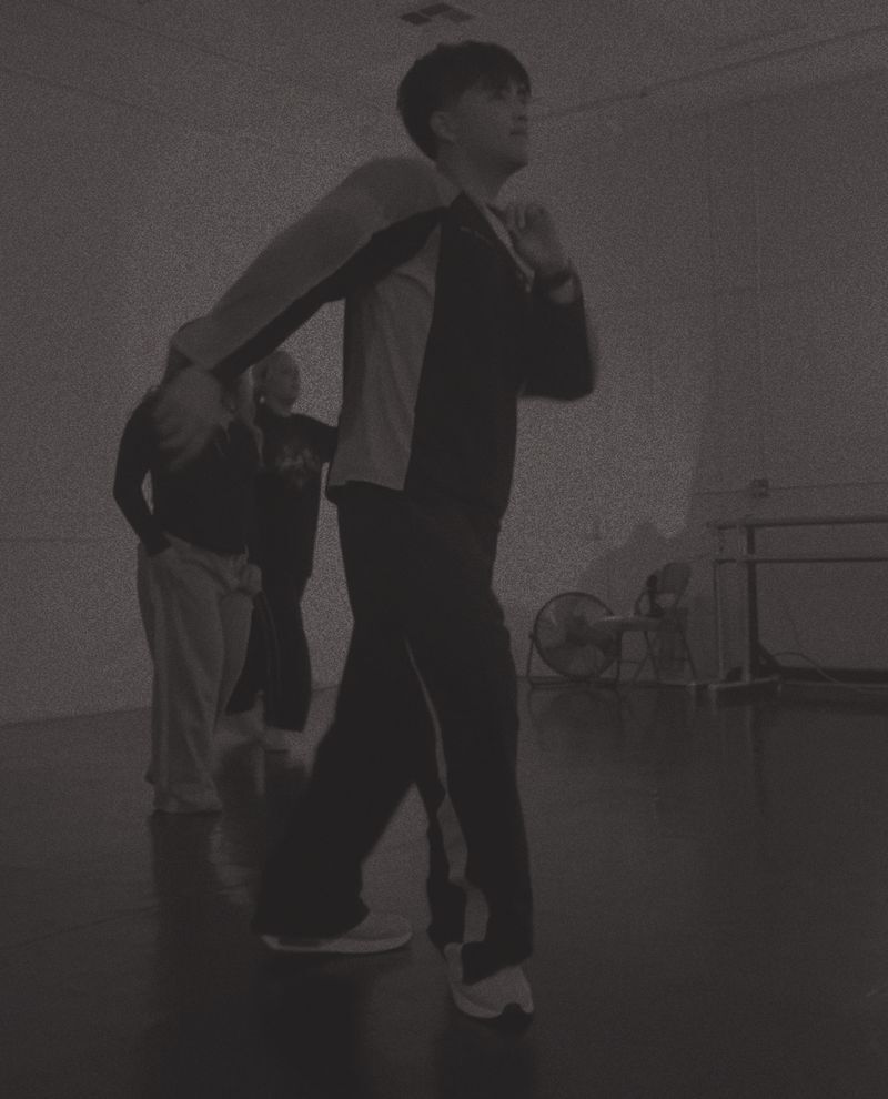 Dancer in class